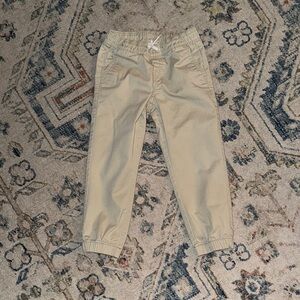 Children's Tan Elastic Waist Pants